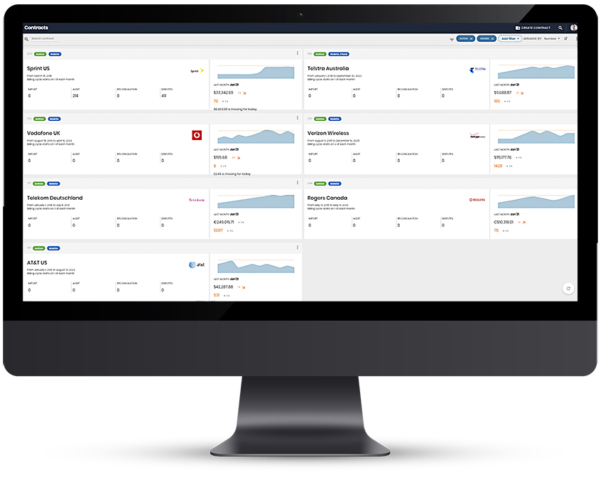 mobile invoice contract management