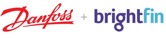 Danfoss and brightfin logos