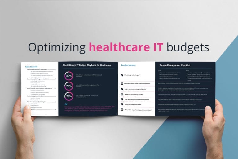 optimizing healthcare IT budgets playbook