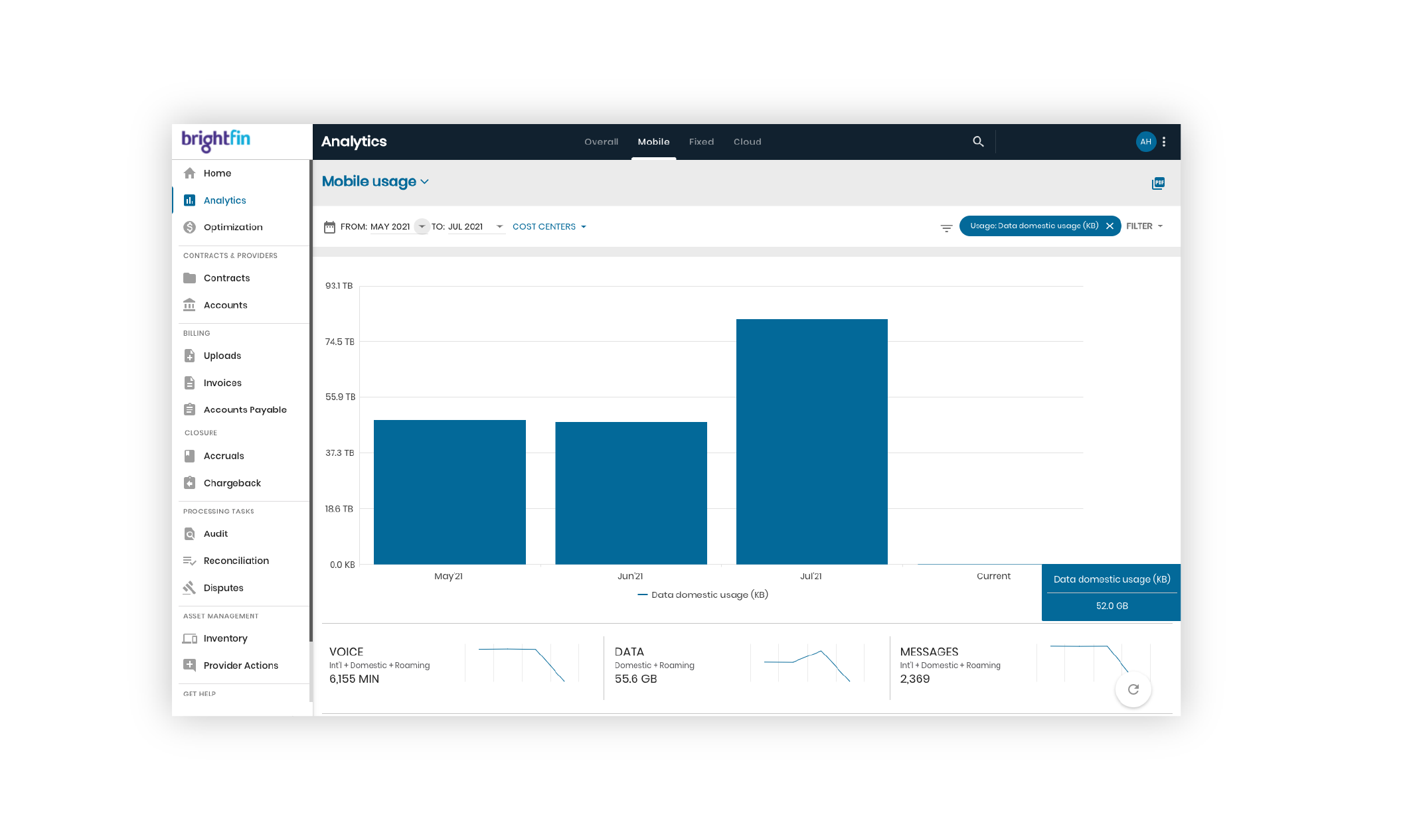 21.2 release mobile analytics