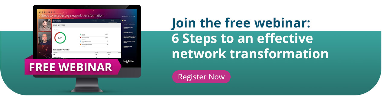 Free webinar Six Steps to an effective network transformation