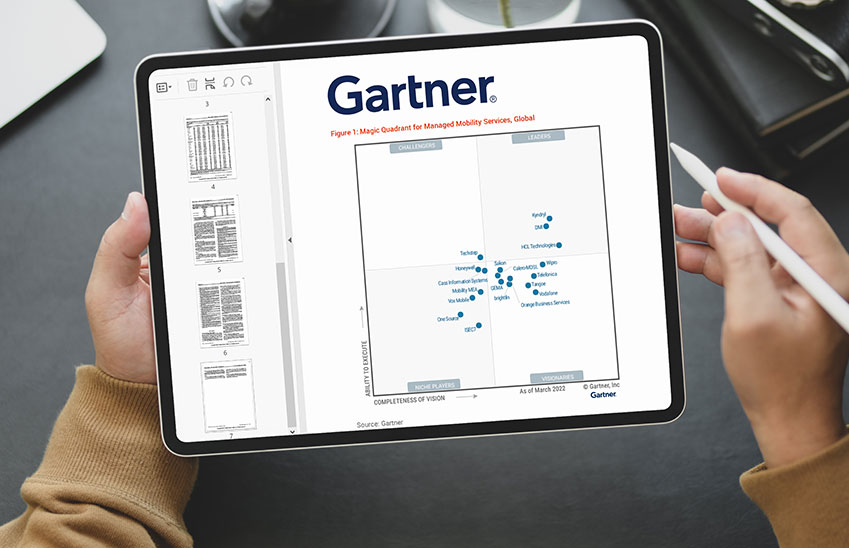 Gartner Magic Quadrant for Managed Mobility Services