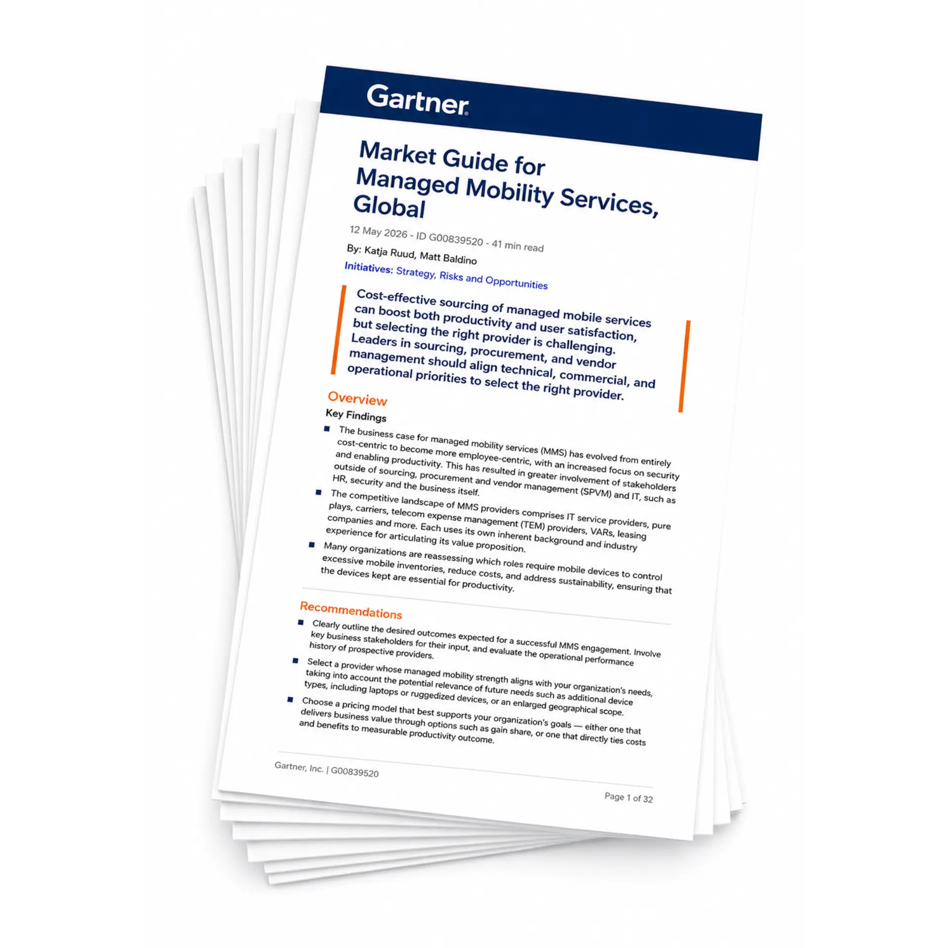 Gartner® Names Brightfin a Representative Vendor in the 2026 Market Guide for Managed Mobility Services, Global — 5 Takeaways for IT Leaders